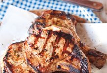 Southern BBQ and Grilling Ginger-Spiced Pork Chops Recipe