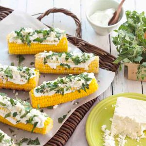 Grilled-Greek-Corn