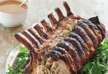 Herb-Stuffed Pork Rib Roast Herb Stuffed Pork Rib Roast