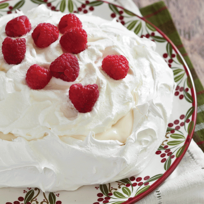 Raspberry-Pavlova