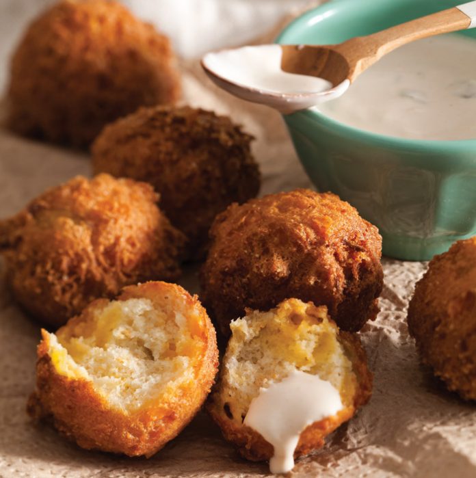 Cheddar-Chile-Hush-Puppies