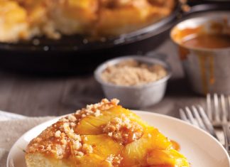 Right Side Up Pineapple Crumb Cake