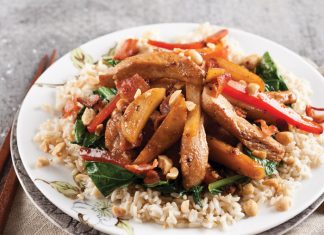 Stir-Fried Chicken and Turnips