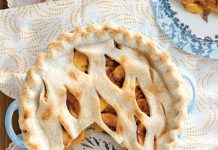 7 Southern Pies for Pi Day state desserts peach cobbler