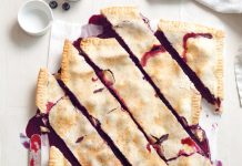 Our Favorite Summer Desserts blueberry-plum-slab-pie