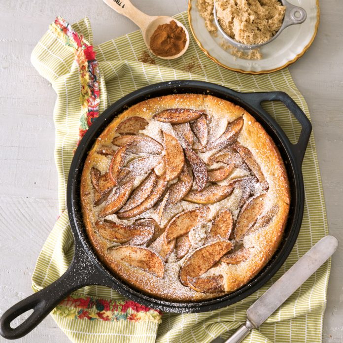 SCI-Apple-Buttermilk-Cobbler Southern Cast Iron Easy Apple-Buttermilk Cobbler
