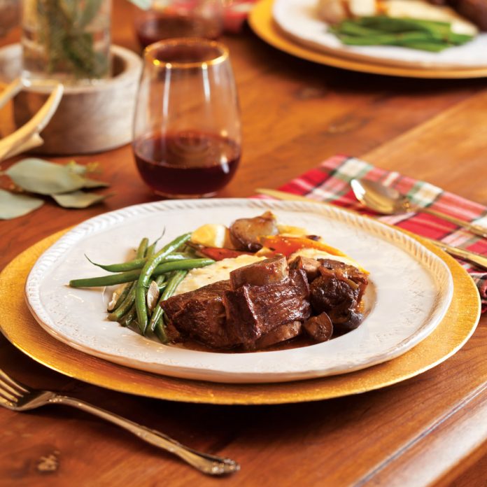 christmas dinner short ribs