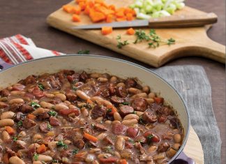 Easy Cassoulet with Sausage and White Beans