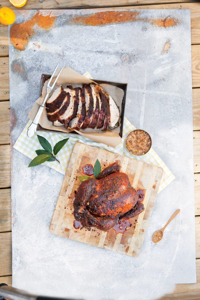 grill smoked chicken