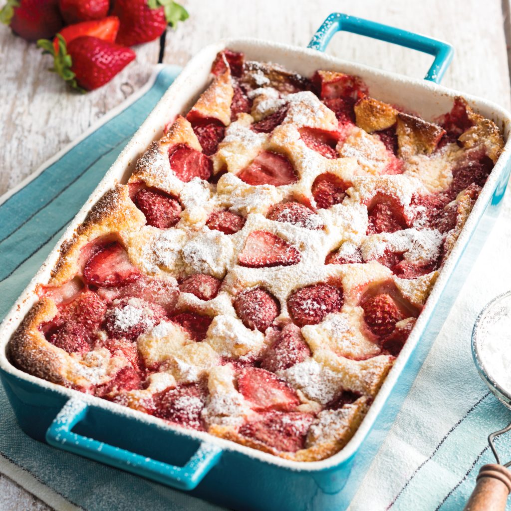 Strawberry Cheesecake Cobbler