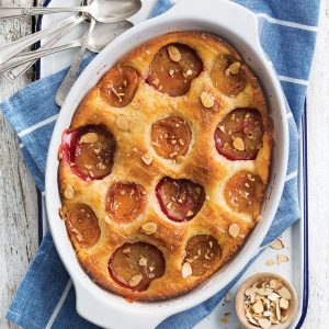 Plum-Apricot Cobbler