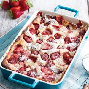 Strawberry Cheesecake Cobbler