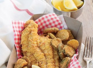 Fried Catfish with Fried Bread-and-Butter Pickles Fried Catfish and Fried Pickles