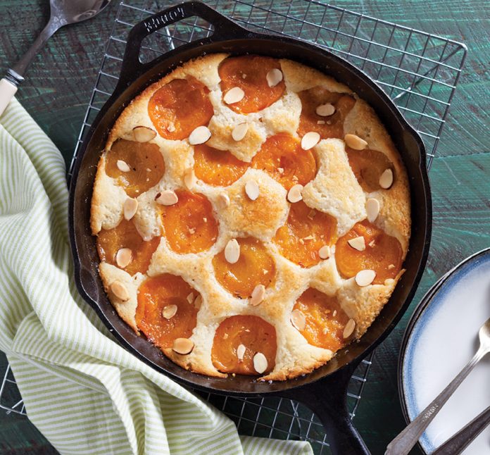 Apricot-Almond Cobbler