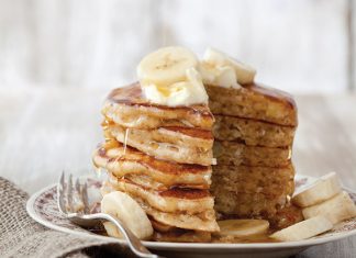 Banana Pancakes Hot-off-the-Griddle Pancakes