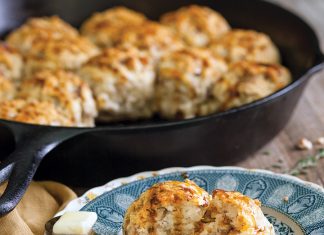 Pecan and Goat Cheese Biscuits Pecan and Goat Cheese Biscuits