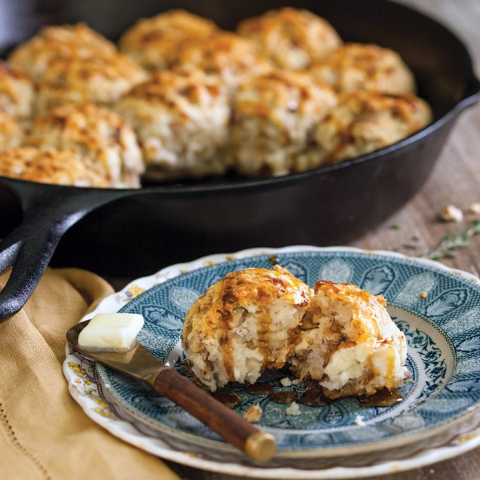 Pecan and Goat Cheese Biscuits