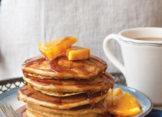 Gingerbread Pancakes with Maple-Orange Syrup Gingerbread Pancakes with Maple-Orange Syrup