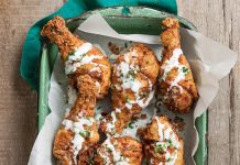 Our Top 20 Tastes of 2017 ranch-fried chicken drumsticks