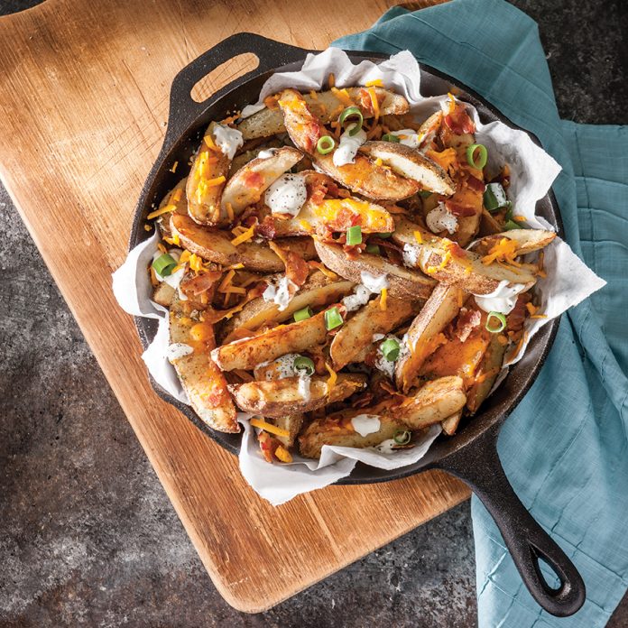 wedge-fries loaded potato wedges