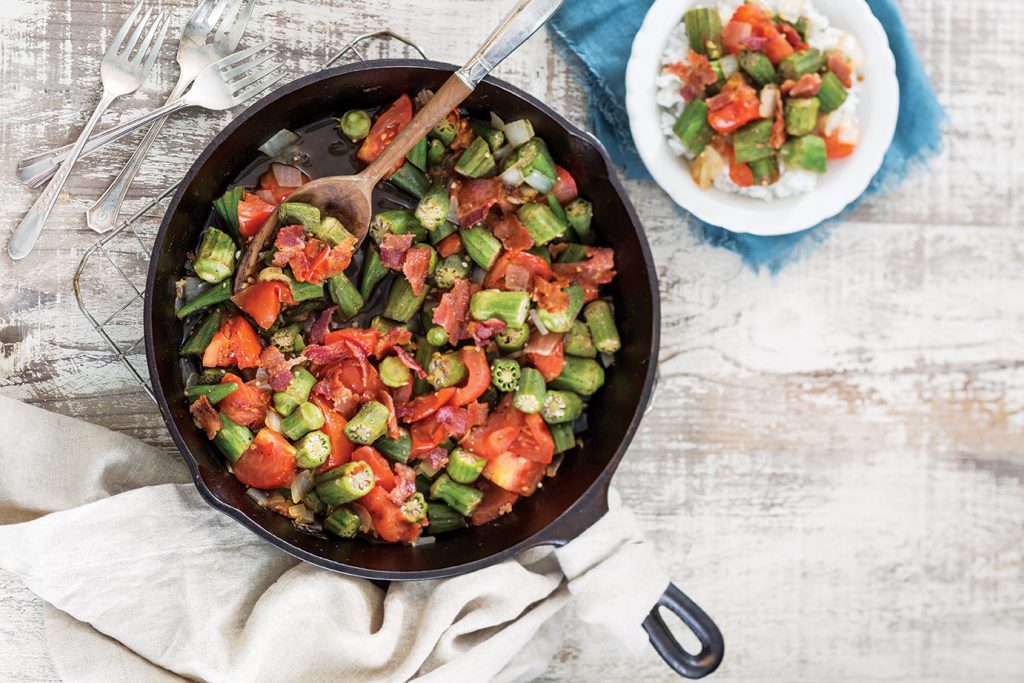 stewed okra