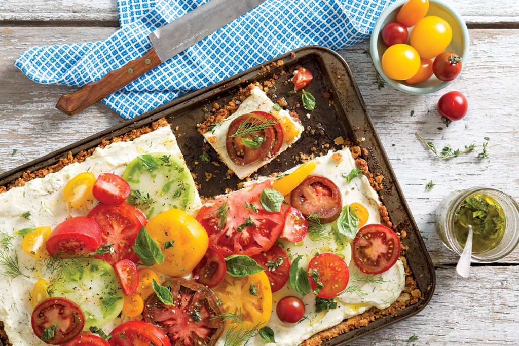 Tomato Slab Pie