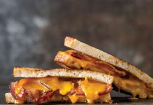 16 Bacon Recipes to Make Right Now Smoked cheddar Bacon Grilled Cheese sandwiches