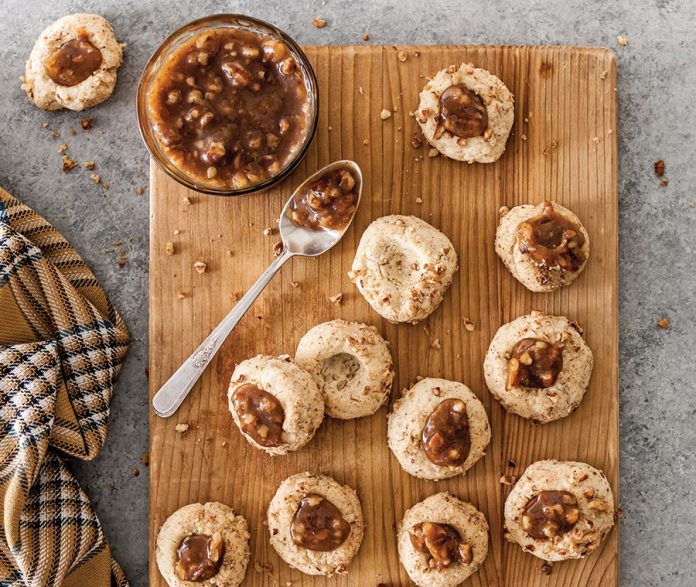 Pecan Thumbprint cookies