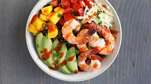 Black Beans and Rice Burrito Bowl