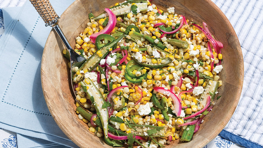 corn and okra