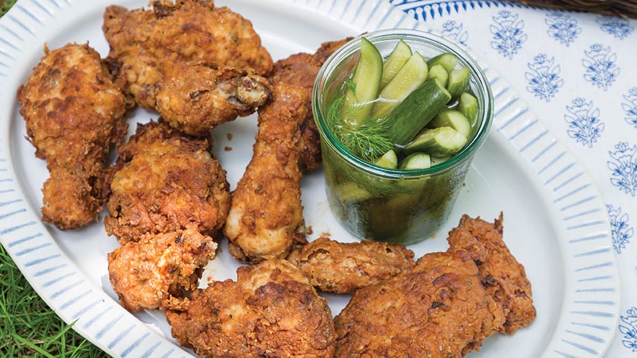 Fried Chicken with Spicy Honey