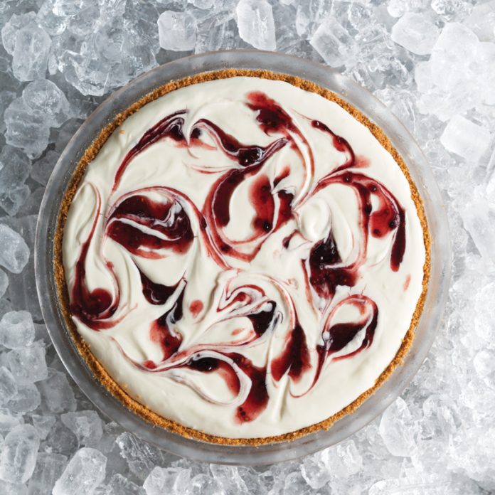 Lemon Blackberry Icebox Pie