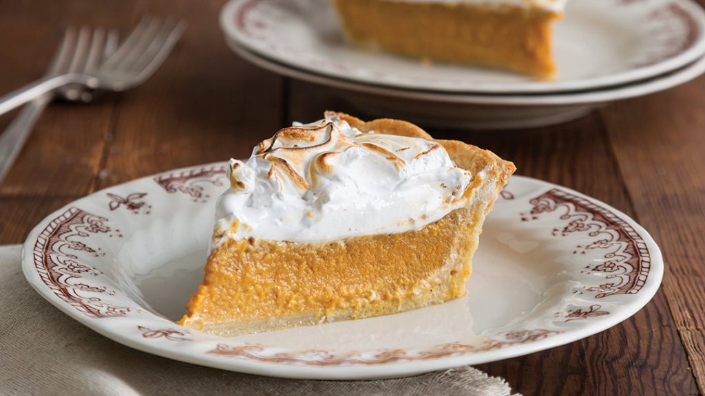 Sweet Potato Pie with Marshmallow Meringue