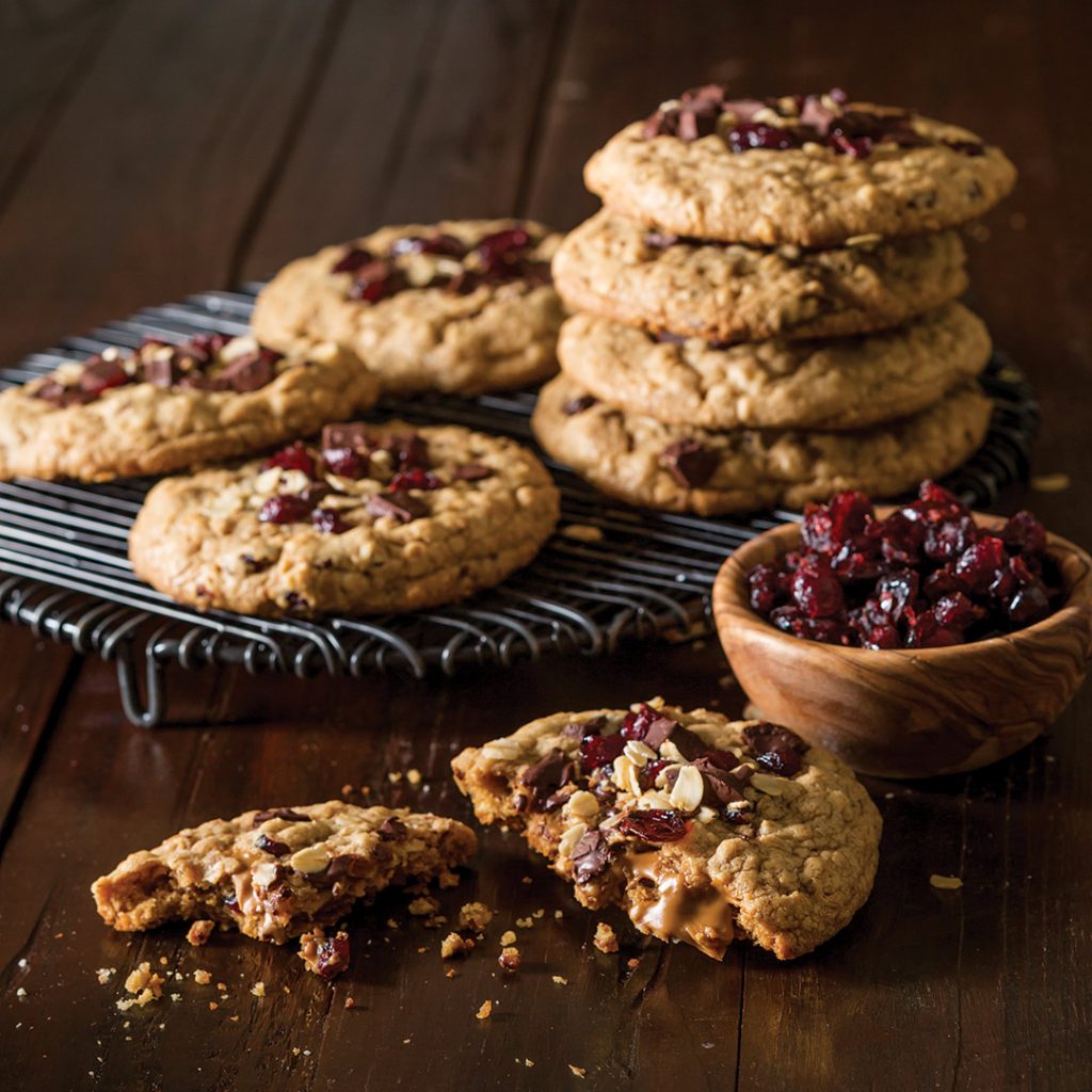 Jumbo Cookie Butter-Stuffed Oatmeal Cookies