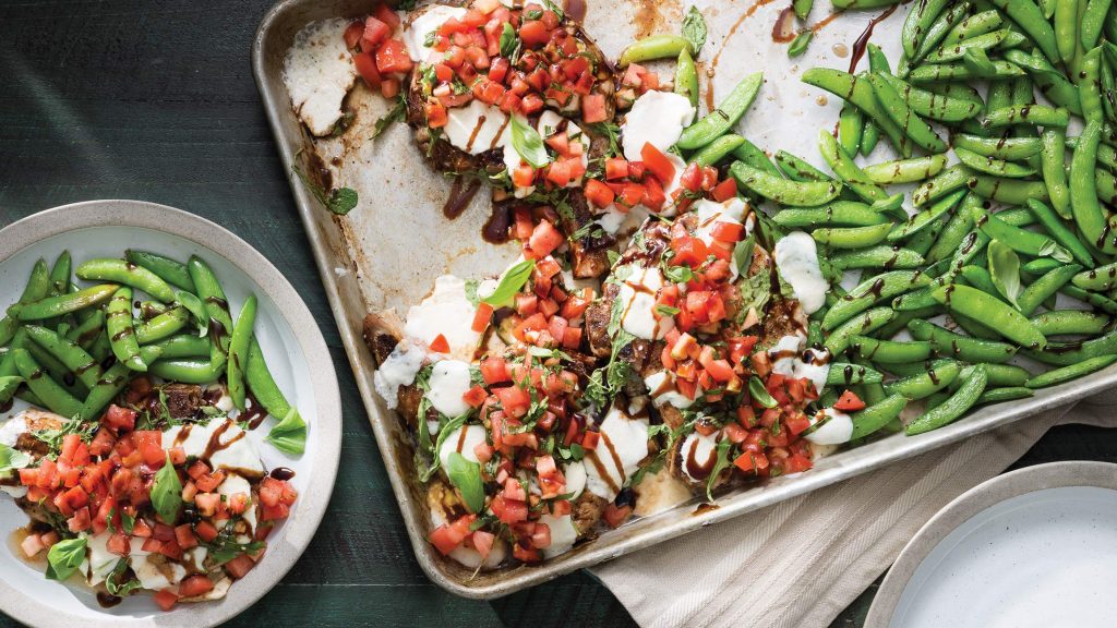 Tomato-Basil Pork Chops