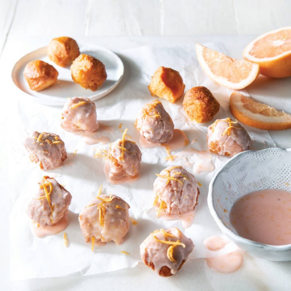 Grapefruit Doughnut Holes