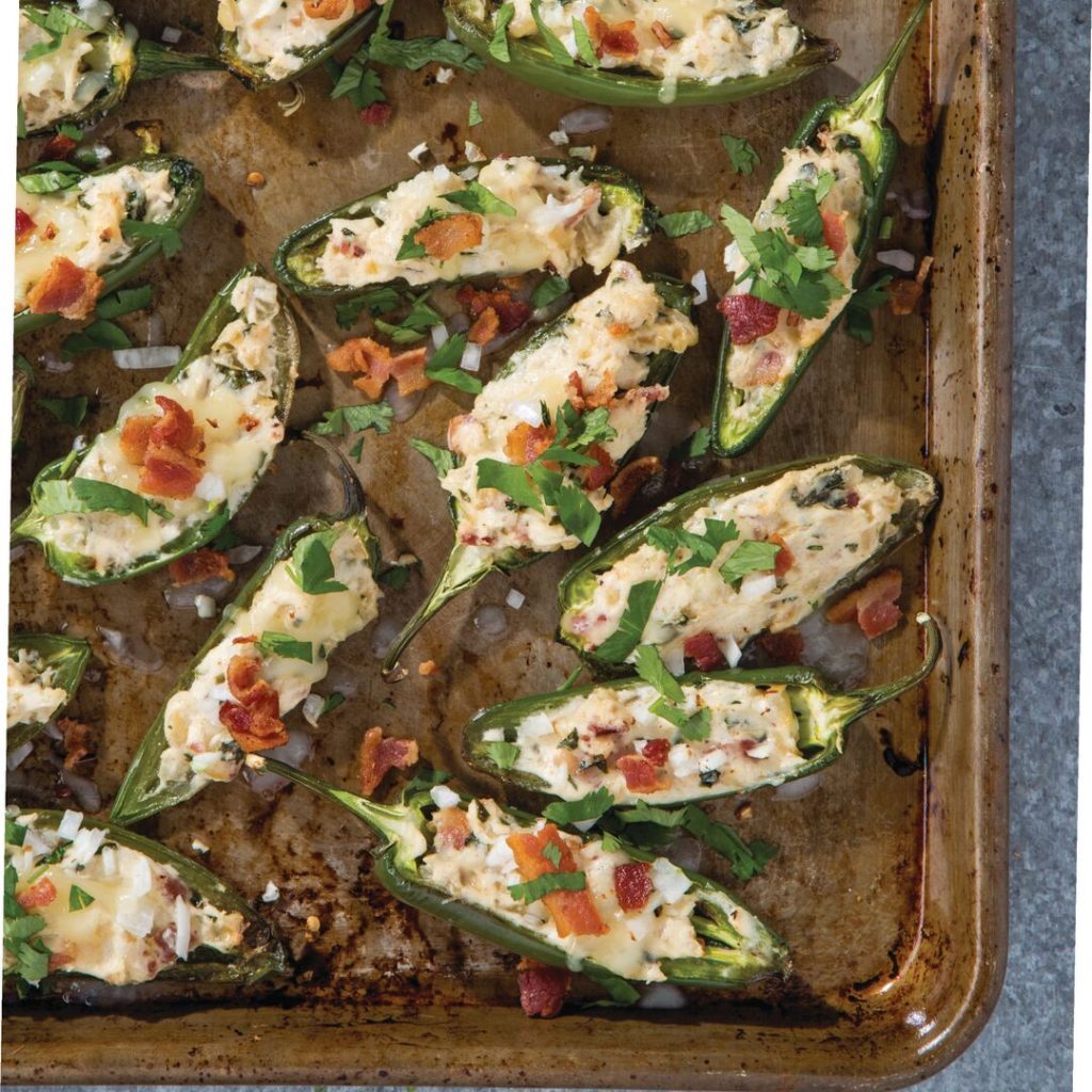 Vidalia Onion and Bacon Stuffed Jalapeños