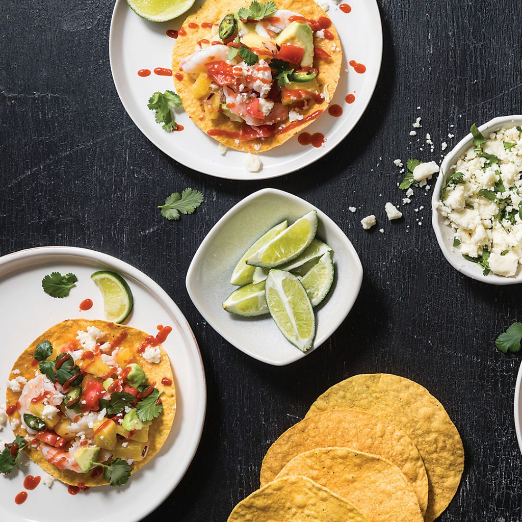 Pickled Shrimp Tostadas