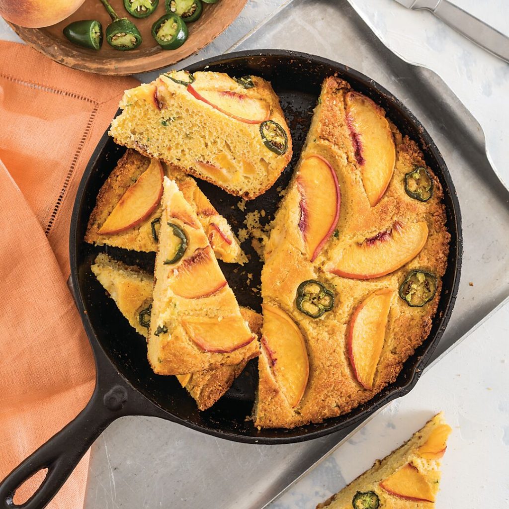 Peach-Jalapeño Cornbread