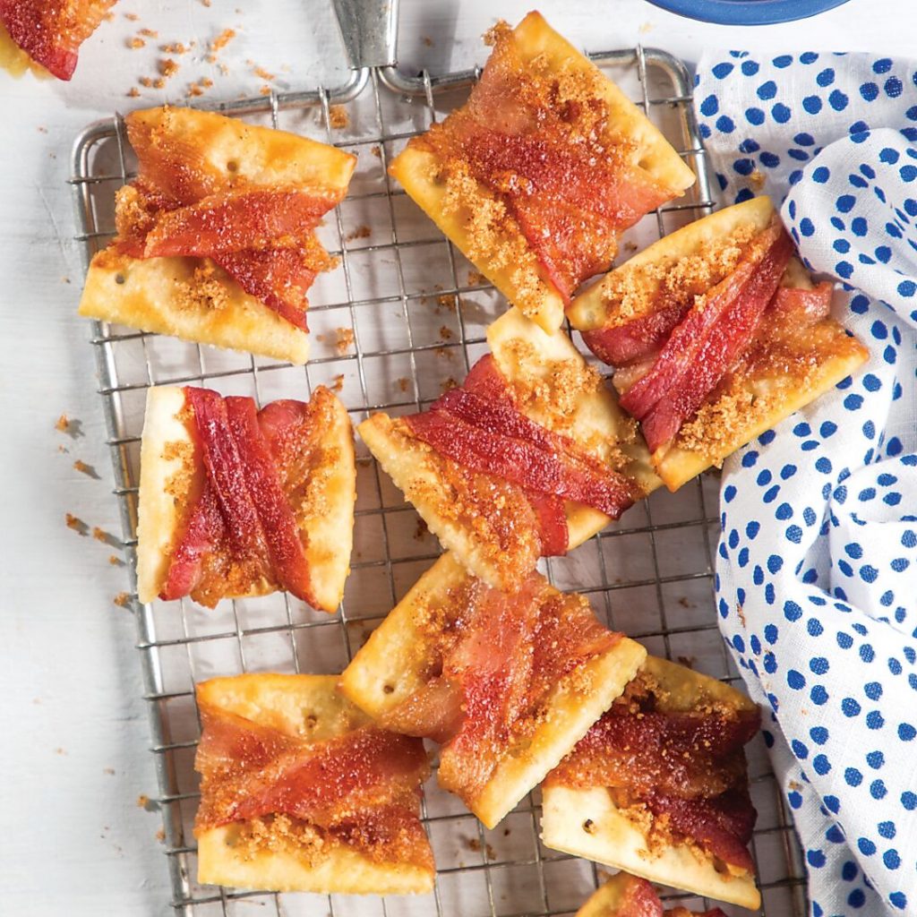 Bacon-Wrapped Saltines