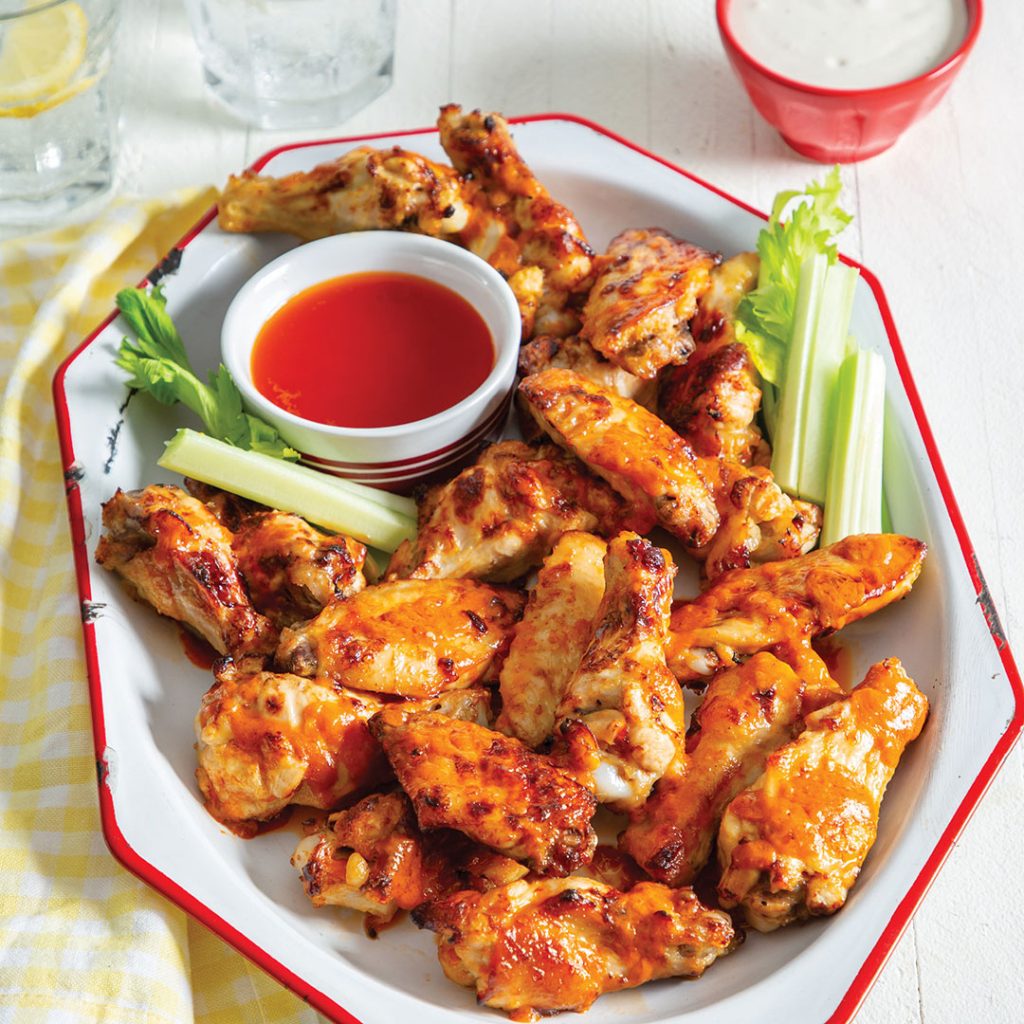 Chicken Wings with Spicy Mayo Marinade