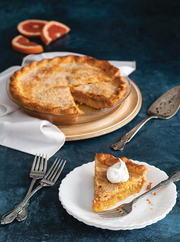 Grapefruit Shaker Pie