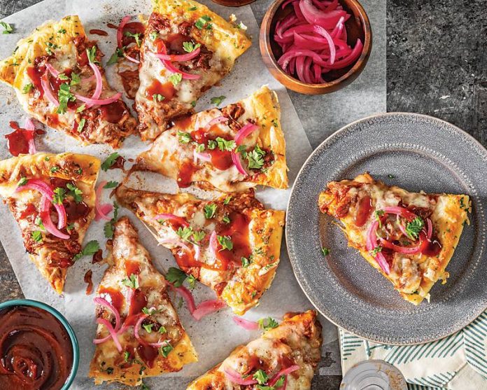 Cast Iron Barbecue Pizza