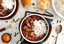 Red Beans and Rice with Smoked Ham Hock and Sausage Red Beans and Rice with Smoked Ham Hock and Sausage