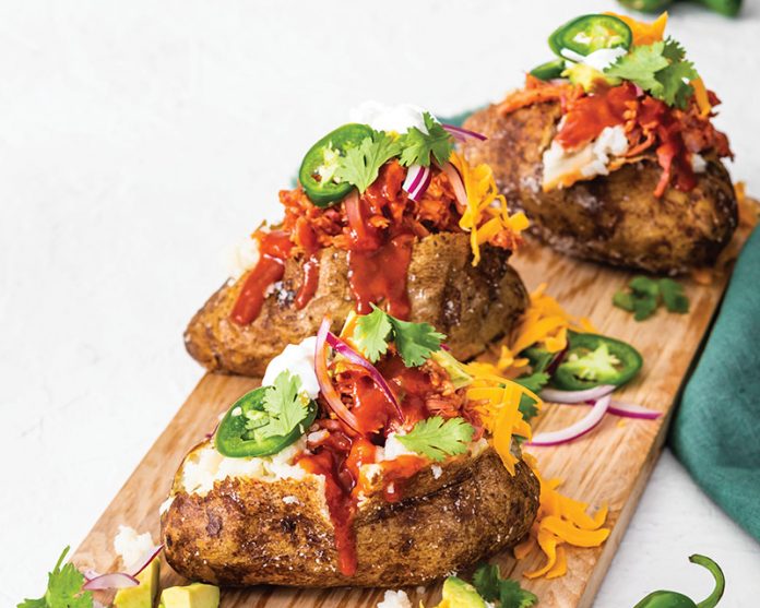 Loaded BBQ Baked Potato
