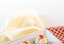 Cucumber Cups with Herbed Cheese Cucumber Cups with Herbed Cheese