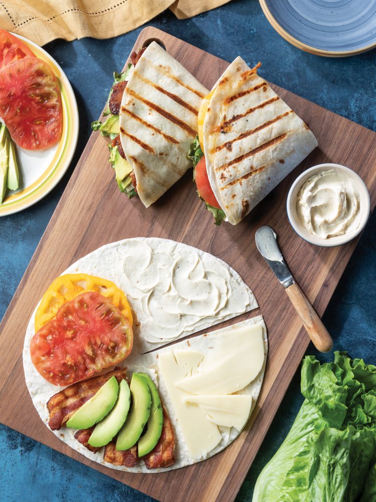BLT Paninis with Bacon Mayo