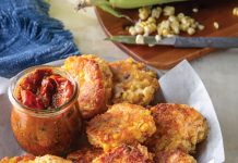 Cheesy Corn Cakes Cheesy Corn Cakes