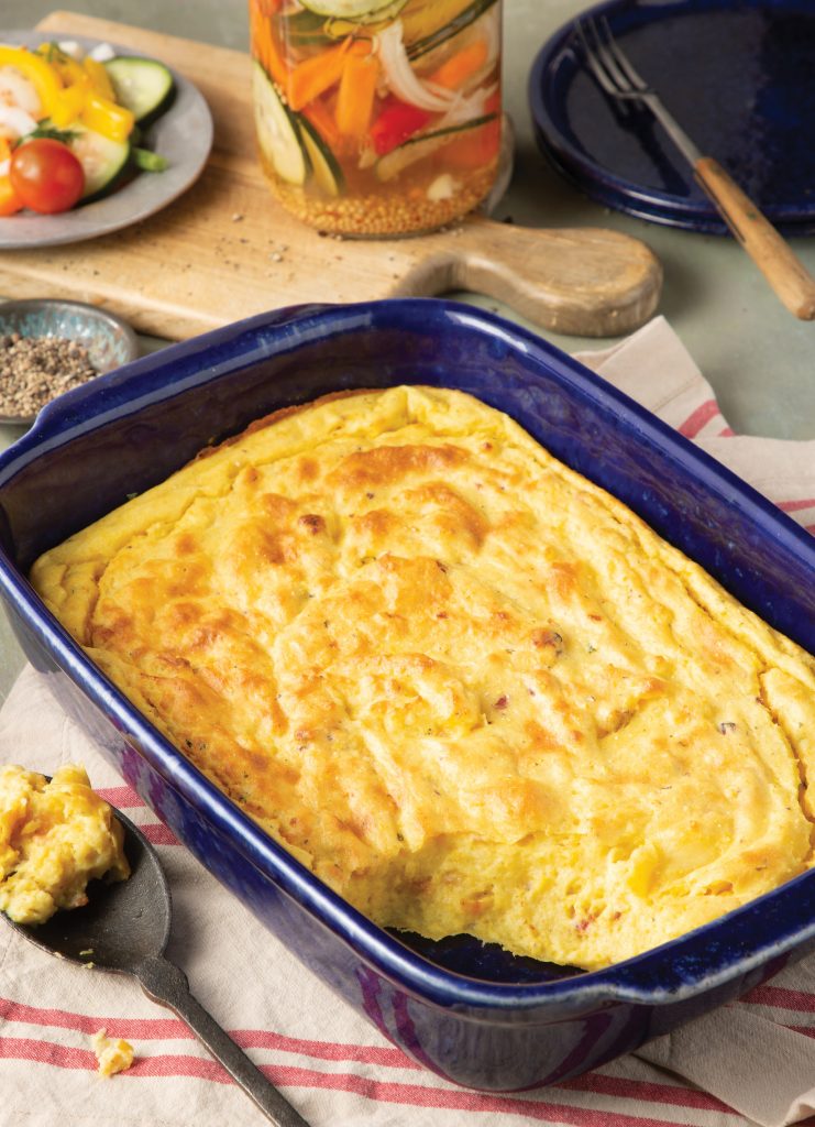 Bacon Thyme Spoonbread