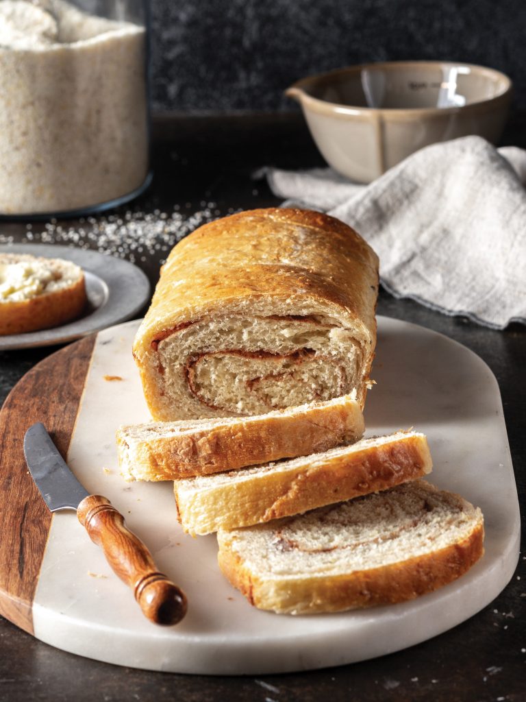 Cinnamon Swirl Grits Bread